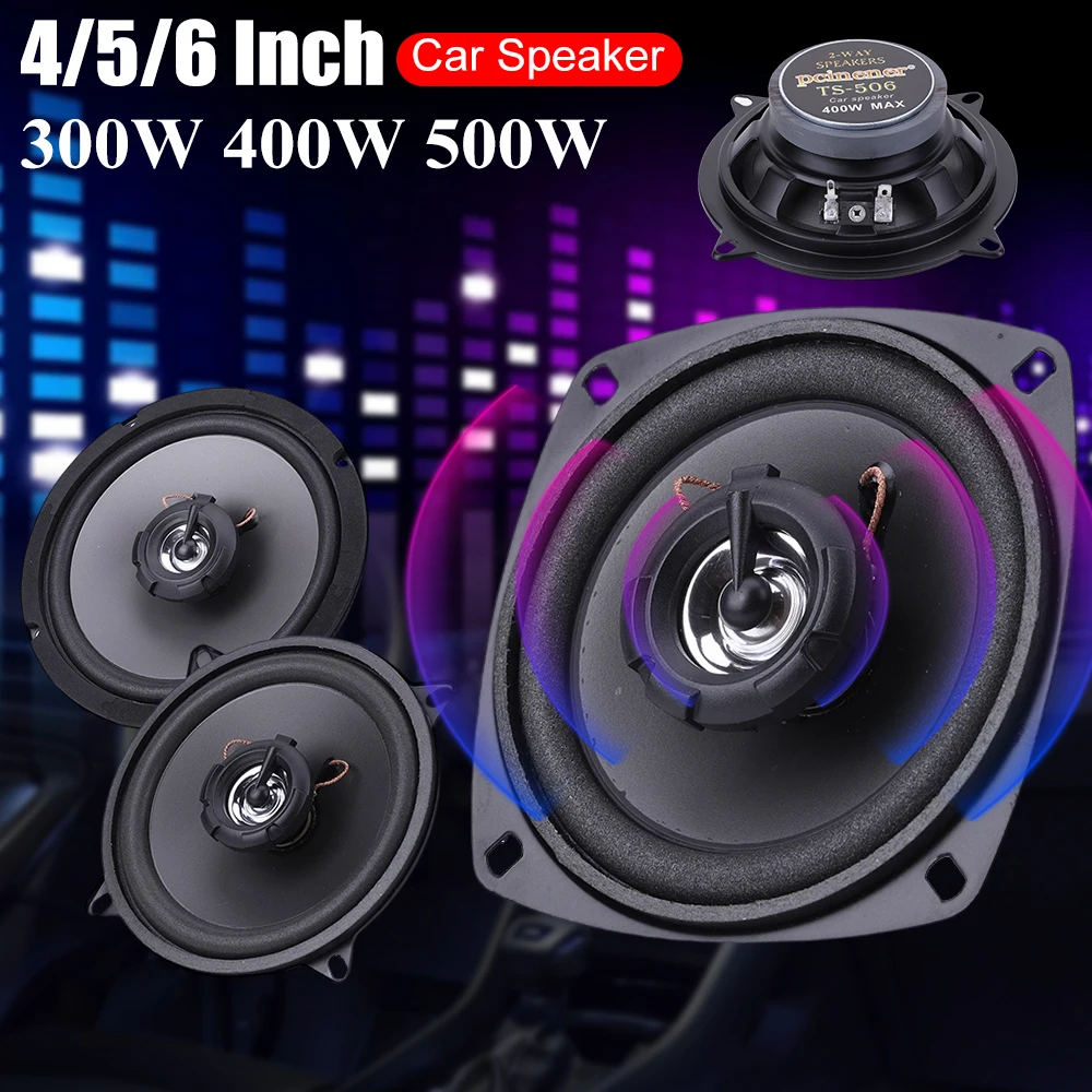 Автомобильный коаксиальный сабвуфер Hi-Fi 4/5/6 дюймов, 300/400/500 Вт, 12 В, 2-полосный, 4 Ом, полнодиапазонный, для автозвука
Автомобильный коаксиальный сабвуфер Hi-Fi 4/5/6 дюймов, 300/400/500 Вт, 12 В, 2-полосный, 4 Ом, полнодиапазонный, для автозвука