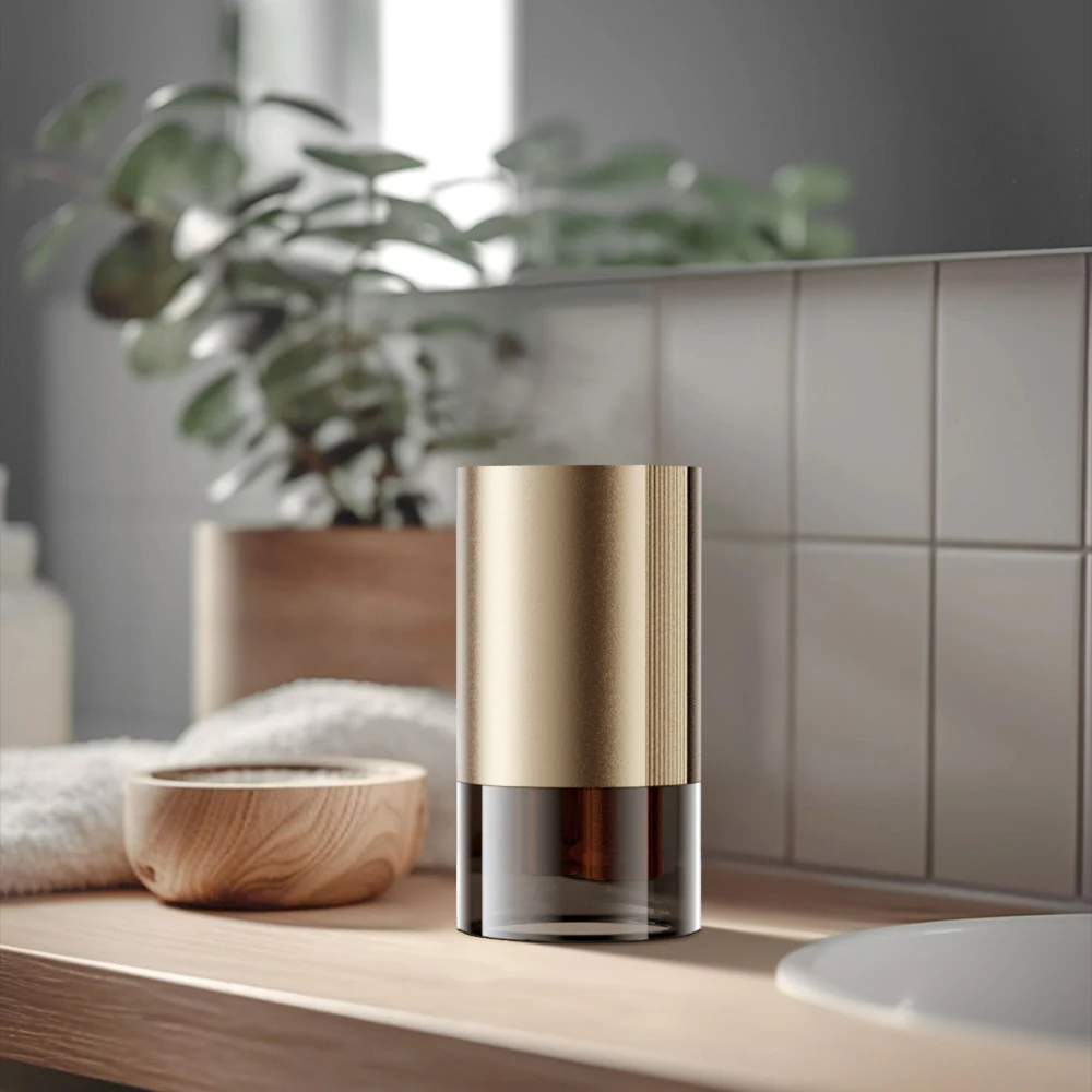 Dual-nozzle waterless essential oil diffuser suitable for home use, rechargeable fragrance diffuser, 5 timing settings, 4 spray
Dual-nozzle waterless essential oil diffuser suitable for home use, rechargeable fragrance diffuser, 5 timing settings, 4 spray