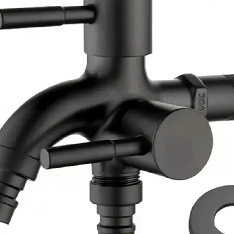 304 Stainless Steel Faucet One Into Two Out Multifunction Double-outlet Washing Machine Faucet Outdoor Garden Sink Pool Faucet
304 Stainless Steel Faucet One Into Two Out Multifunction Double-outlet Washing Machine Faucet Outdoor Garden Sink Pool Faucet