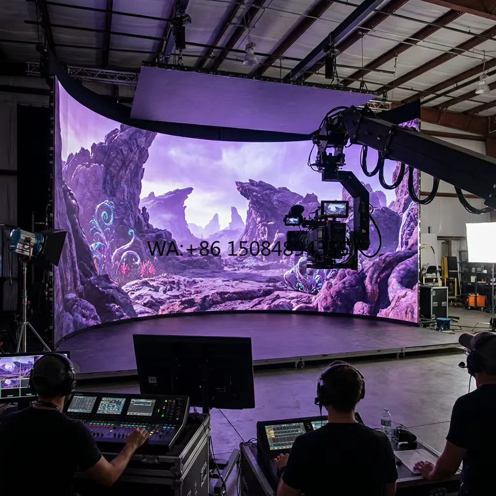 Virtual Production P1.25 P1.53 Indoor LED Display XR Studio LED Video Wall for Film Shooting High Frame Rate HDR LED Screen OEM
Virtual Production P1.25 P1.53 Indoor LED Display XR Studio LED Video Wall for Film Shooting High Frame Rate HDR LED Screen OEM