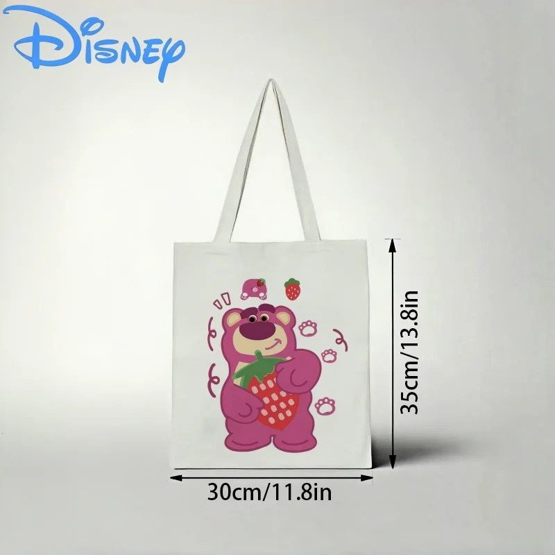 1PC Disney Lotso Bear Canvas Tote Bag, Cute Lotso Hugging Big Strawberry Eco‑friendly Casual Shoulder Bag
1PC Disney Lotso Bear Canvas Tote Bag, Cute Lotso Hugging Big Strawberry Eco‑friendly Casual Shoulder Bag