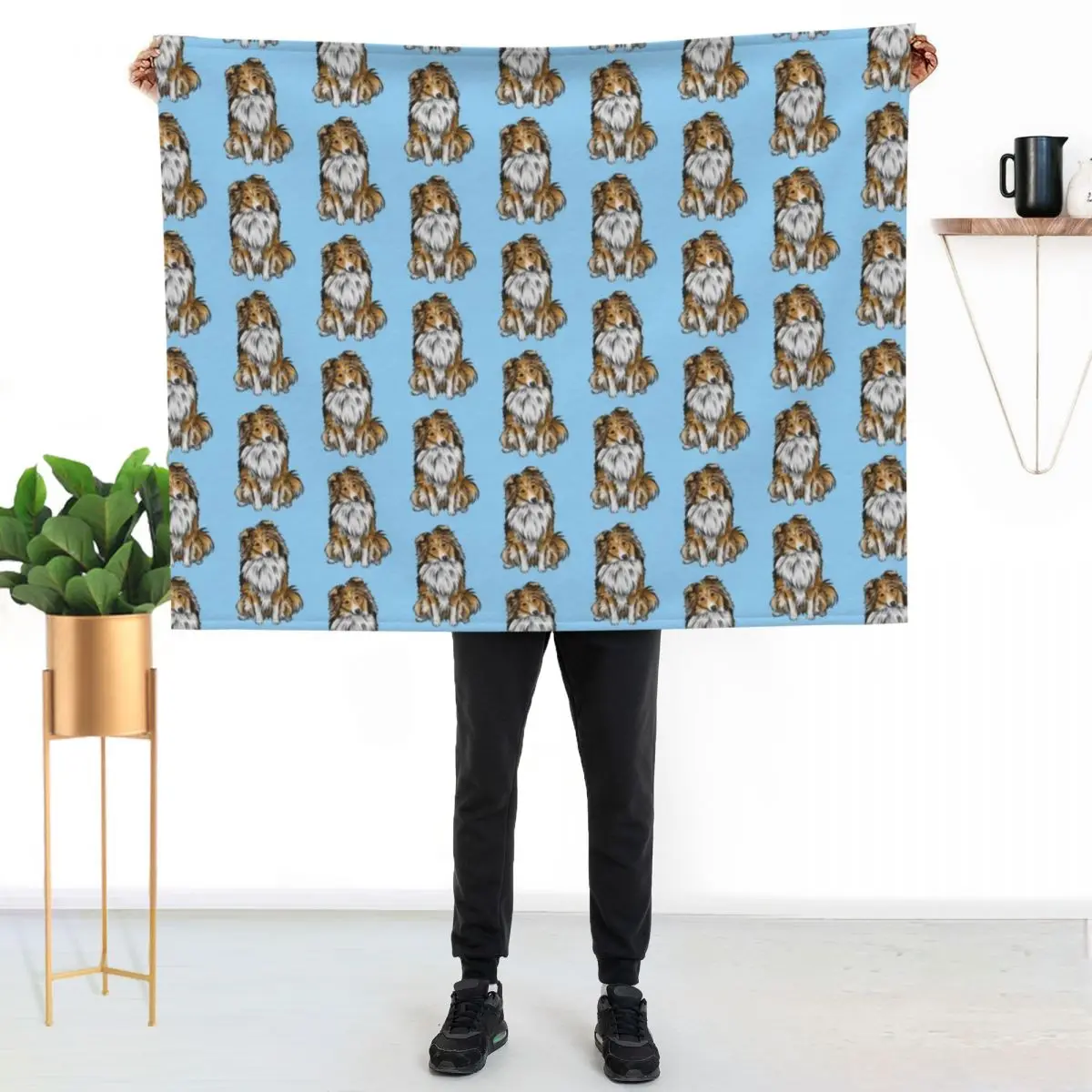 Sheltie Shetland Sheepdog Mahogany Sable Cute Dog Art Throw Blanket Cozy Sofa Blanket for TV Watching Napping
Sheltie Shetland Sheepdog Mahogany Sable Cute Dog Art Throw Blanket Cozy Sofa Blanket for TV Watching Napping