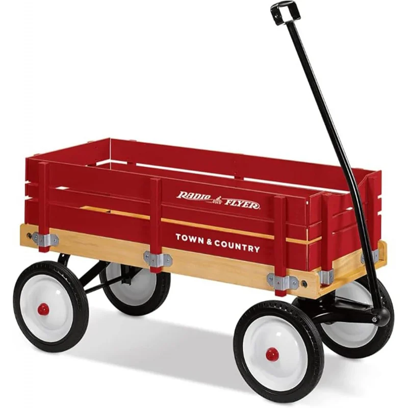 RGY Town and Country Wooden Kids Wagon with Removable Side Panels, Red UY
RGY Town and Country Wooden Kids Wagon with Removable Side Panels, Red UY