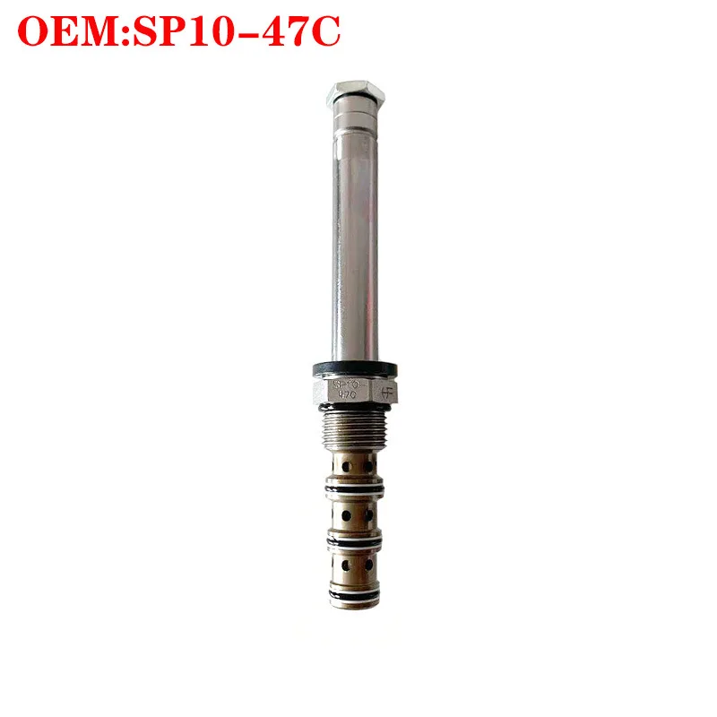SP10-47C threaded cartridge solenoid valve core for excavator and construction machinery parts
SP10-47C threaded cartridge solenoid valve core for excavator and construction machinery parts