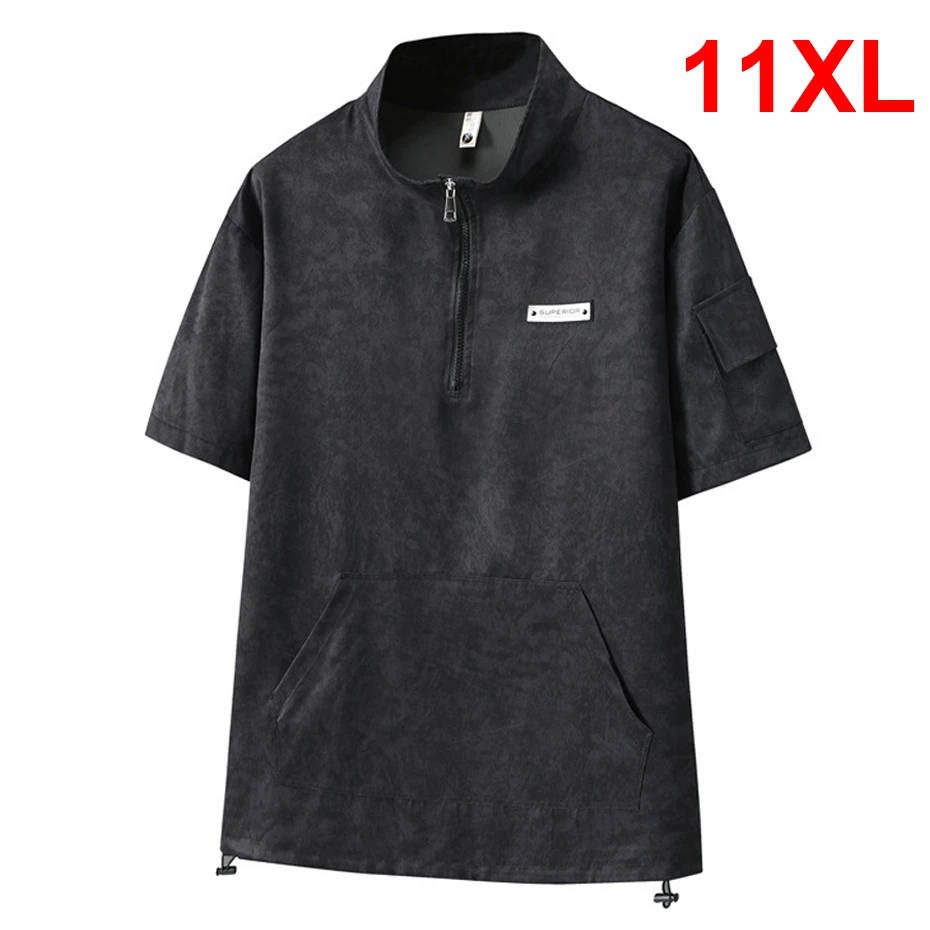 Summer T-shirt Men 10XL Plus Size Half Zipper T-shirts Fashion Casual Summer Tops Tees Tie Dye Male Big Size 10XL
Summer T-shirt Men 10XL Plus Size Half Zipper T-shirts Fashion Casual Summer Tops Tees Tie Dye Male Big Size 10XL