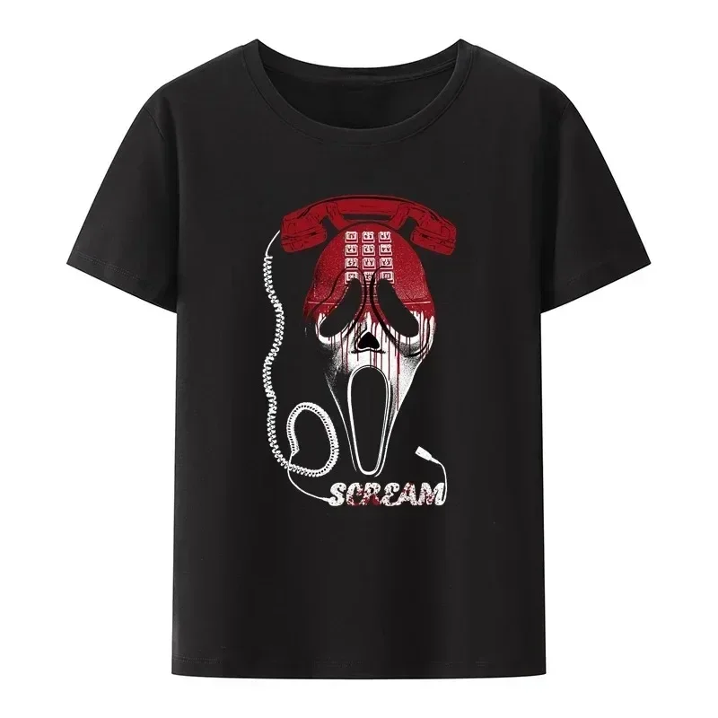 2025 Scream Horror Halloween Summer T-shirt Novelty Fun Fashion Trends Loose casual 100% cotton crewneck short-sleeved T-shirt
2025 Scream Horror Halloween Summer T-shirt Novelty Fun Fashion Trends Loose casual 100% cotton crewneck short-sleeved T-shirt