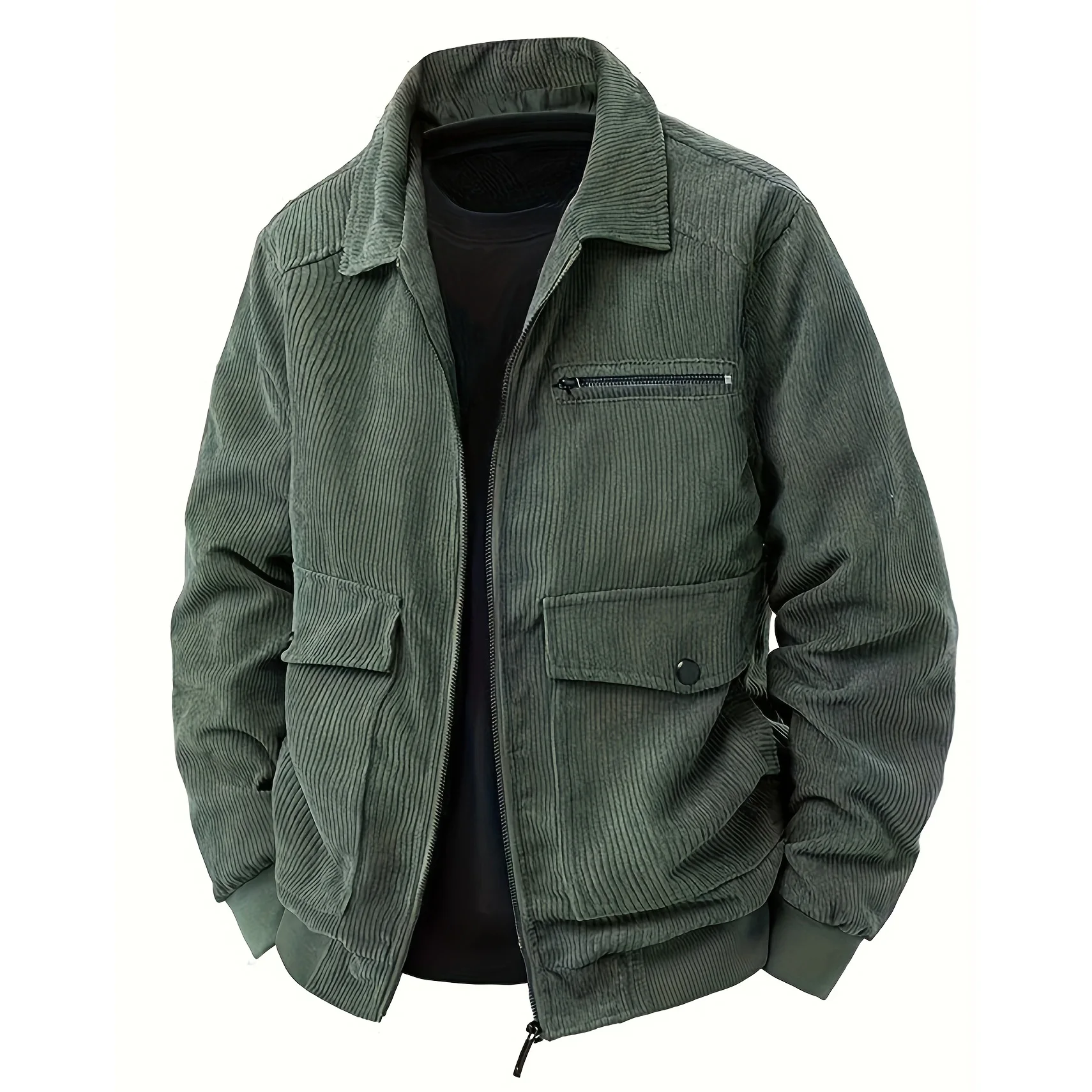 New Fashion Men Autumn Corduroy Casual Jackets Good Quality Man Multi-pockets Cargo Jackets Male Loose Tooling Jackets Clothing
New Fashion Men Autumn Corduroy Casual Jackets Good Quality Man Multi-pockets Cargo Jackets Male Loose Tooling Jackets Clothing