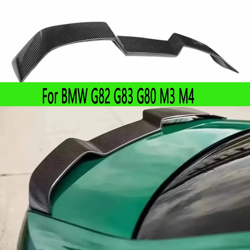 For BMW 4 Serie M4 G82 G22 Carbon Fiber Tail fins Rear Trunk Spoiler Guide Wing Rear Wing Car Trunk Diverter V Style Auto parts
For BMW 4 Serie M4 G82 G22 Carbon Fiber Tail fins Rear Trunk Spoiler Guide Wing Rear Wing Car Trunk Diverter V Style Auto parts