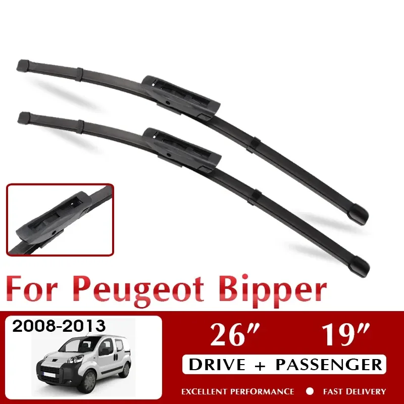Wiper Front Car Wiper Blade For Peugeot Bipper 2008-2013 Windshield Windscreen Front Window Accessories 26"+19" LHD RHD
Wiper Front Car Wiper Blade For Peugeot Bipper 2008-2013 Windshield Windscreen Front Window Accessories 26"+19" LHD RHD