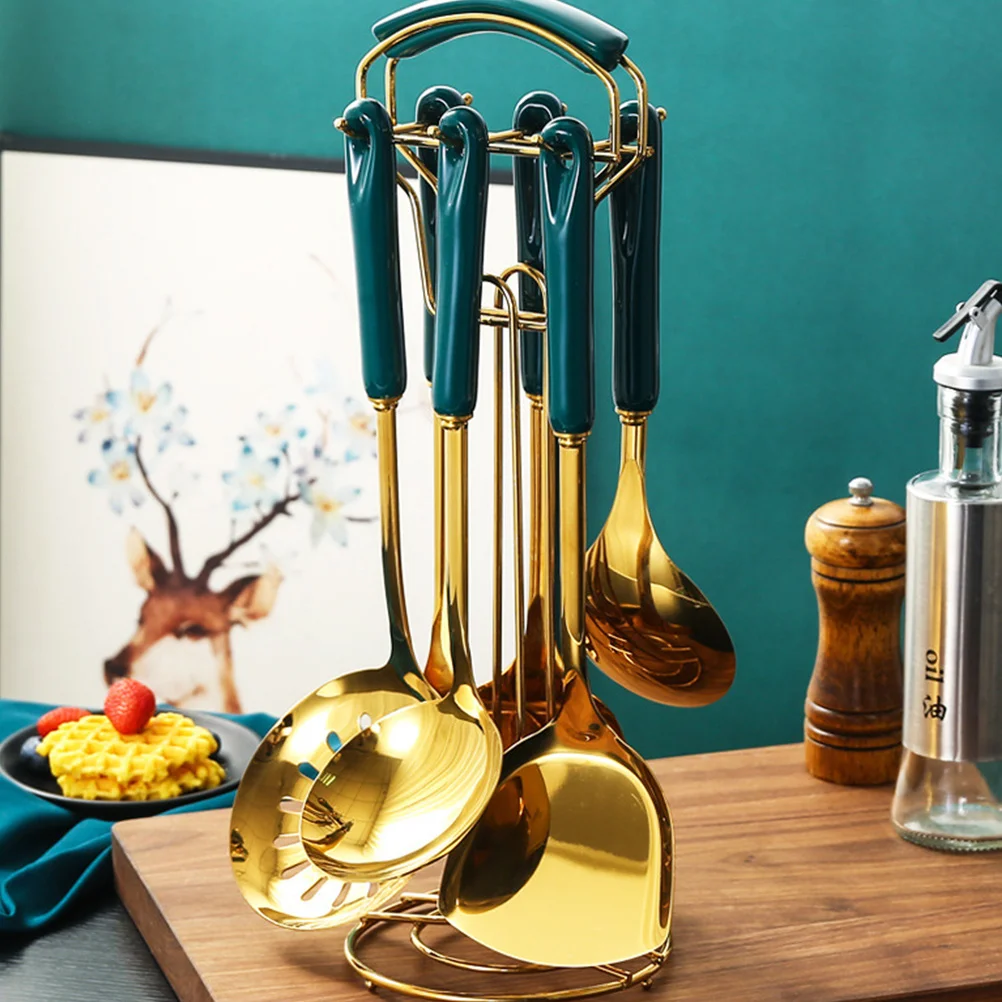 1Set Stainless Steel Kitchen Utensil Set Long Handle Heat Resistant Cooking Tools for Non Stick Pans Spatula Shovel Spoon
1Set Stainless Steel Kitchen Utensil Set Long Handle Heat Resistant Cooking Tools for Non Stick Pans Spatula Shovel Spoon