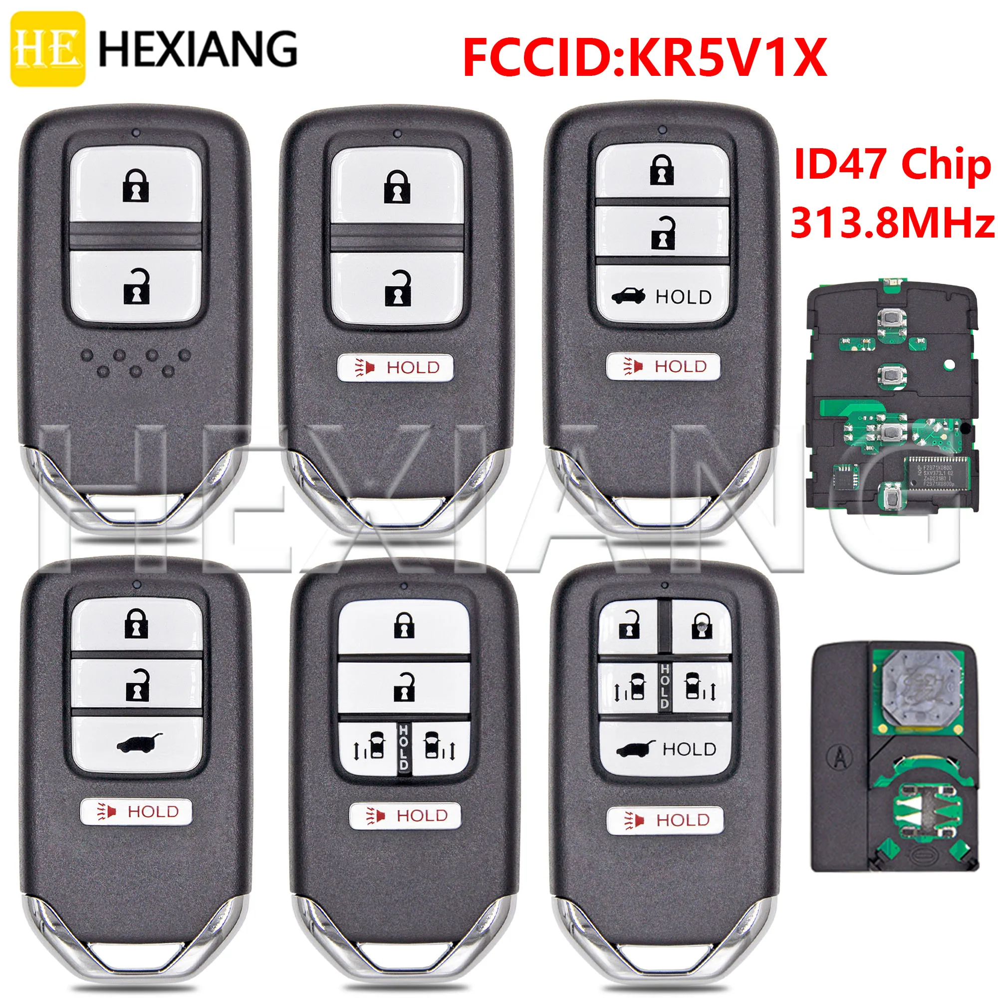 DR 313.8MHz KR5V1X ID47 Chip Proximity Smart Car Remote Key For Honda Odyssey Fit Accord New inspire Jazz Xrv Venzel Clarity
DR 313.8MHz KR5V1X ID47 Chip Proximity Smart Car Remote Key For Honda Odyssey Fit Accord New inspire Jazz Xrv Venzel Clarity