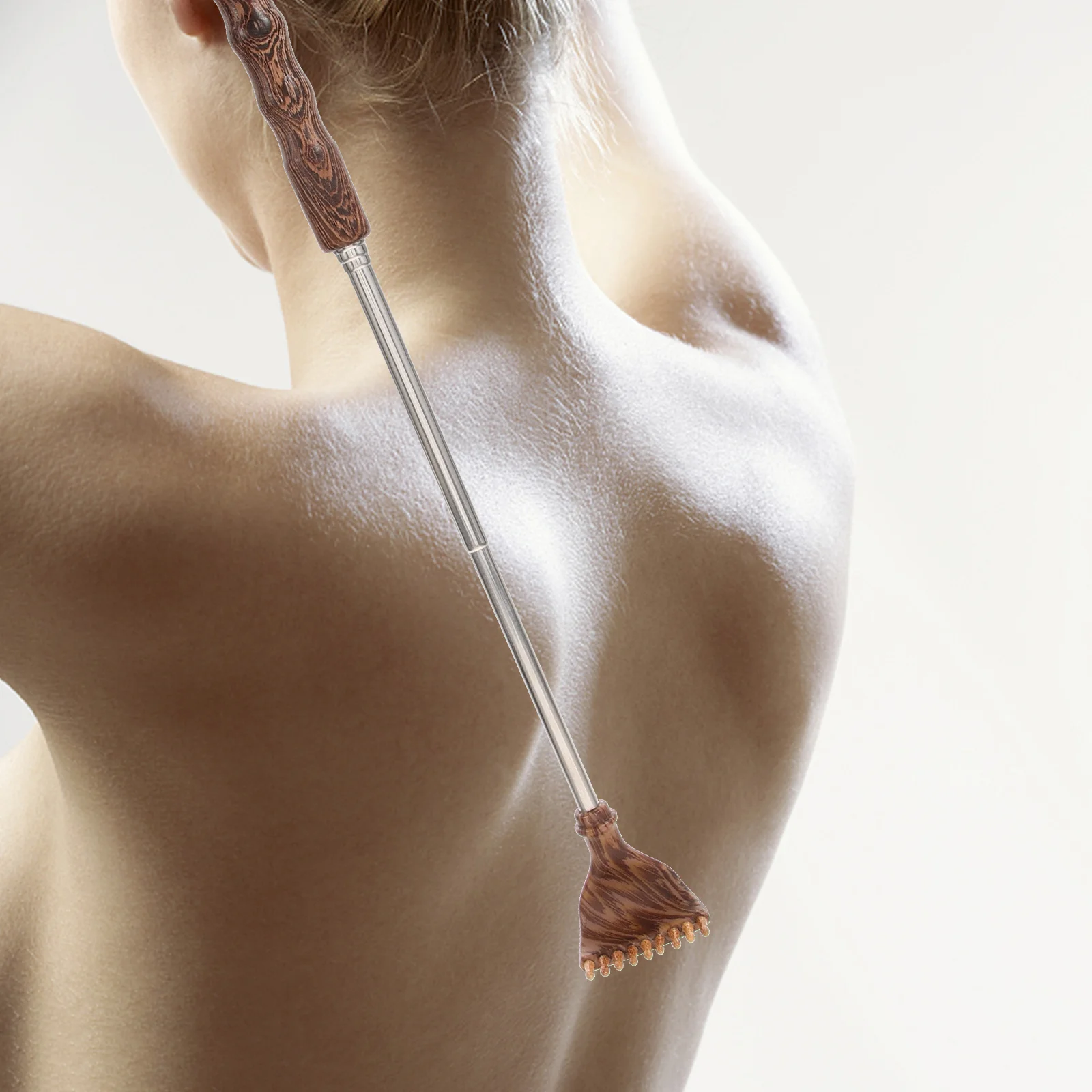 Выдвижной массажер для спины с металлической ручкой и деревянным покрытием, выдвижной инструмент для снятия зуда для спины, рук, тела, портативный, с длинной ручкой
Выдвижной массажер для спины с металлической ручкой и деревянным покрытием, выдвижной инструмент для снятия зуда для спины, рук, тела, портативный, с длинной ручкой