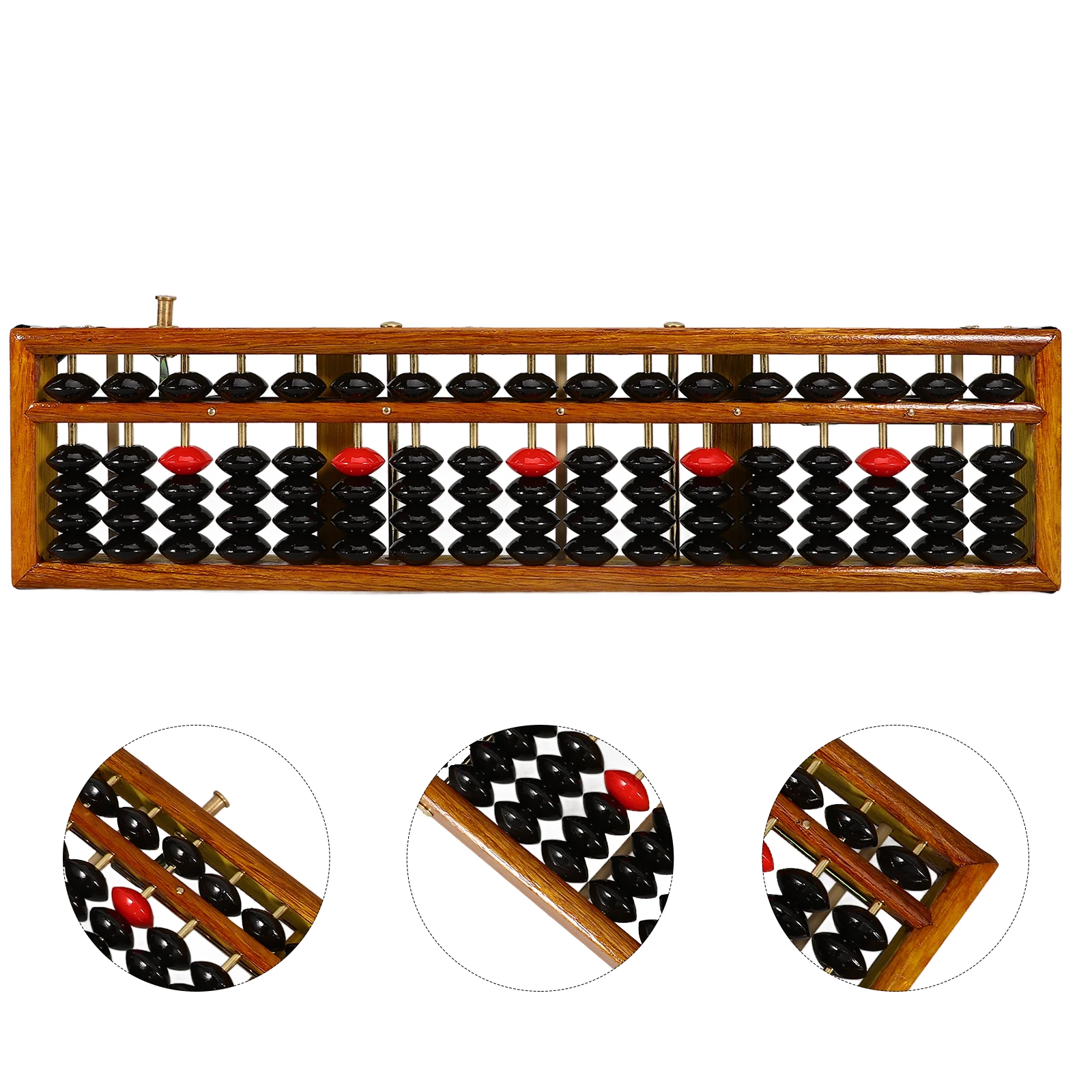 Wooden Abacus 13 Beads Column Chinese Vintage Learning Tool for Students Adults Safe Educational Aid Item
Wooden Abacus 13 Beads Column Chinese Vintage Learning Tool for Students Adults Safe Educational Aid Item