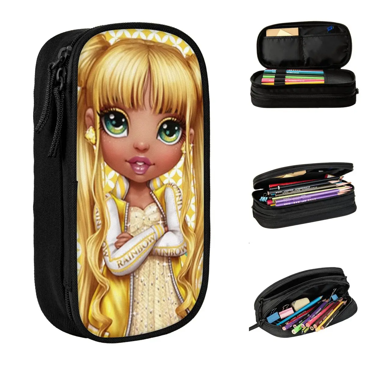Rainbow High Sunny Madison Pencil Case Pen Holder Bags Student Big Capacity School Supplies Gifts Pencilcases
Rainbow High Sunny Madison Pencil Case Pen Holder Bags Student Big Capacity School Supplies Gifts Pencilcases