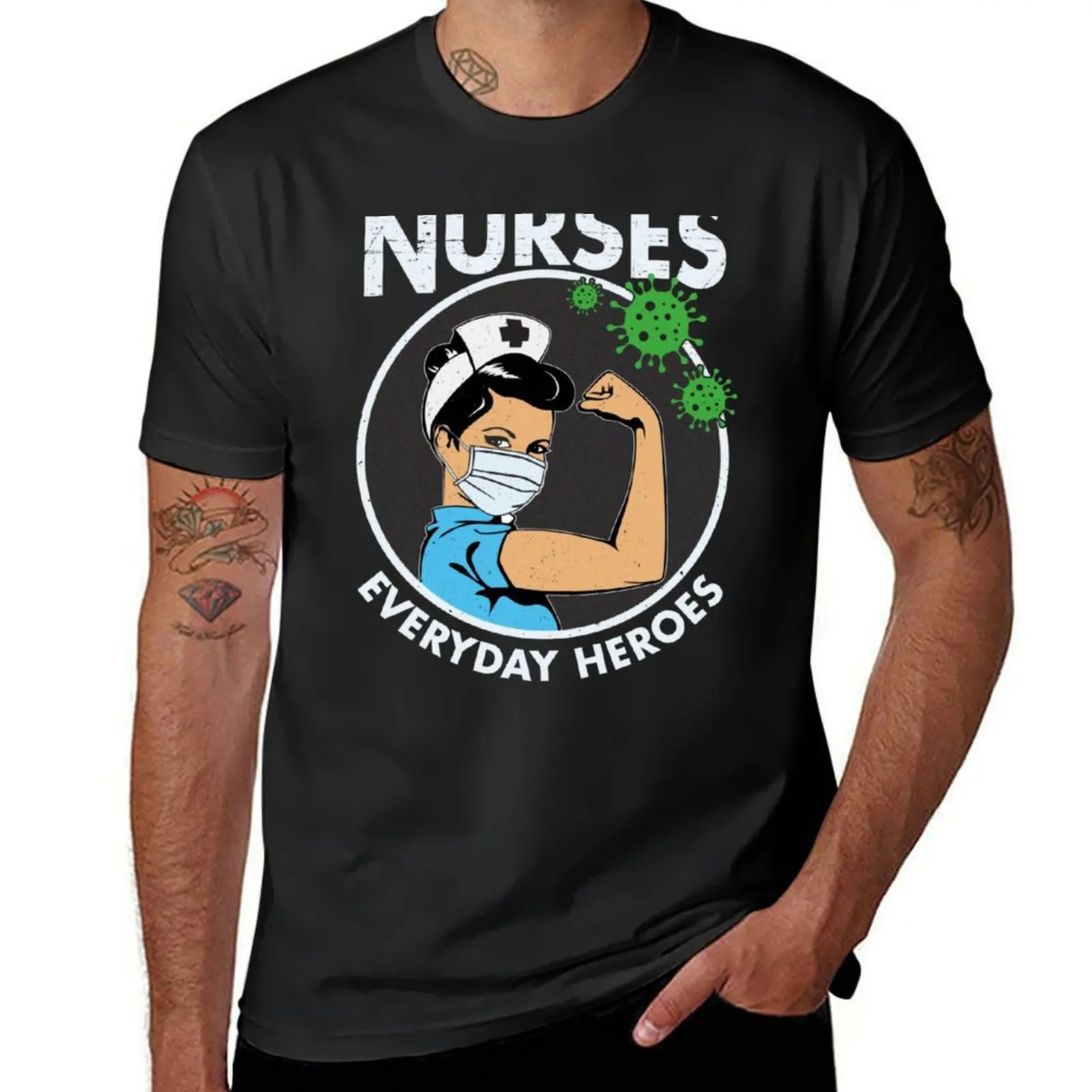 Nurses Everyday Heroes T-Shirt plus size tops customs design your own oversizeds men t shirt
Nurses Everyday Heroes T-Shirt plus size tops customs design your own oversizeds men t shirt
