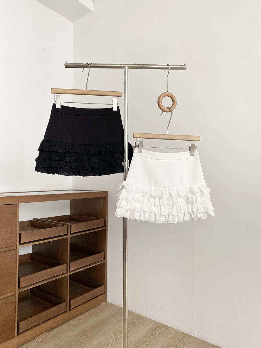 Spring 2026 High Waist Flounce Skirt Korean Style Women's Commute Cake Skirt Polyester Fiber Cover Hip Short Skirt
Spring 2026 High Waist Flounce Skirt Korean Style Women's Commute Cake Skirt Polyester Fiber Cover Hip Short Skirt