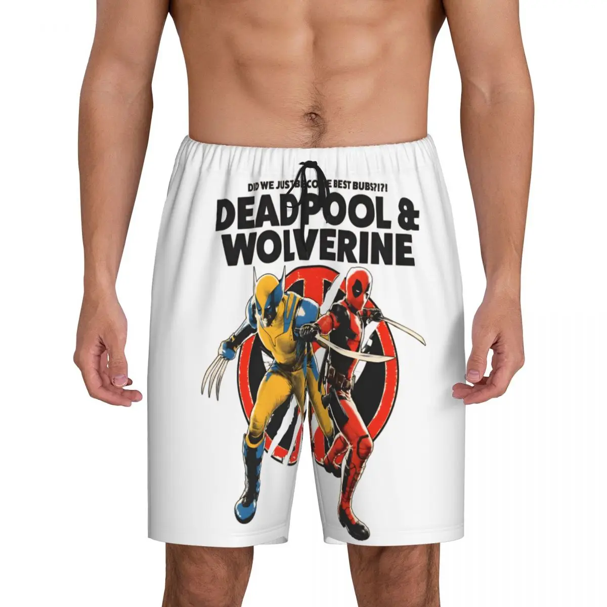 Custom Print Wolverine Deadpool Pajama Shorts Men Sleepwear Bottoms Sleep Short Pjs with Pockets
Custom Print Wolverine Deadpool Pajama Shorts Men Sleepwear Bottoms Sleep Short Pjs with Pockets