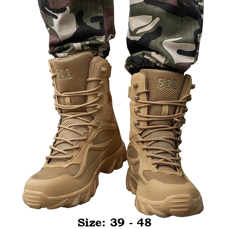 High quality high tops ankle length leather desert boots for men 2024 winter size 48 hiking outdoor mountain training shoe black
High quality high tops ankle length leather desert boots for men 2024 winter size 48 hiking outdoor mountain training shoe black