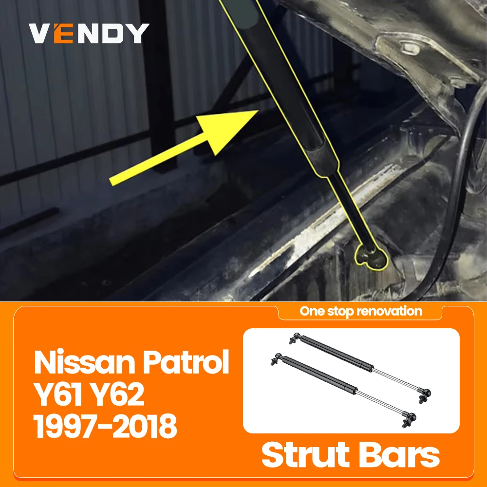 Передняя стойка капота для Nissan Patrol Y61 Y62 1997-2018, 2 шт., опорные стержни для подъема, газовая пружина, демпферы, аксессуары для стержней
Передняя стойка капота для Nissan Patrol Y61 Y62 1997-2018, 2 шт., опорные стержни для подъема, газовая пружина, демпферы, аксессуары для стержней