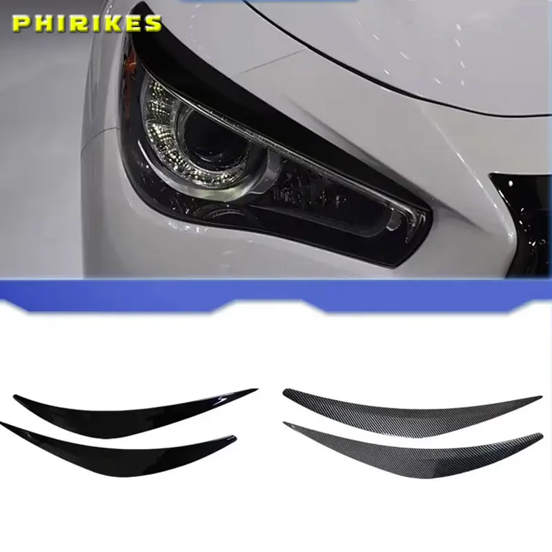 For Infiniti Q50 2014 2015 2016 2017 2018 2019 2020-2022 1 Pair Headlight Eyelid Headlamp Eyebrow Sticker Strip Trim Cover
For Infiniti Q50 2014 2015 2016 2017 2018 2019 2020-2022 1 Pair Headlight Eyelid Headlamp Eyebrow Sticker Strip Trim Cover