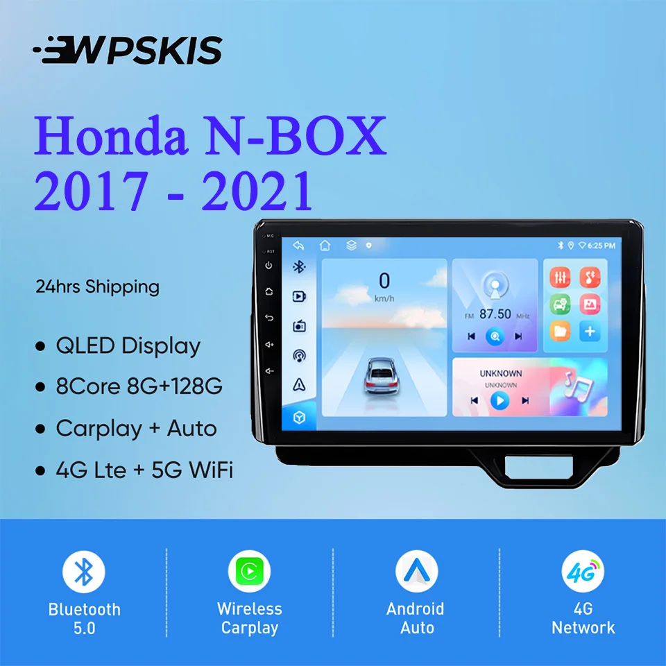 Android 14 128G For Honda N-BOX 2017 - 2021 Auto Radio Stereo Multimedia Video Player GPS Navigation Monitor 4G Lte WiFi Carplay
Android 14 128G For Honda N-BOX 2017 - 2021 Auto Radio Stereo Multimedia Video Player GPS Navigation Monitor 4G Lte WiFi Carplay