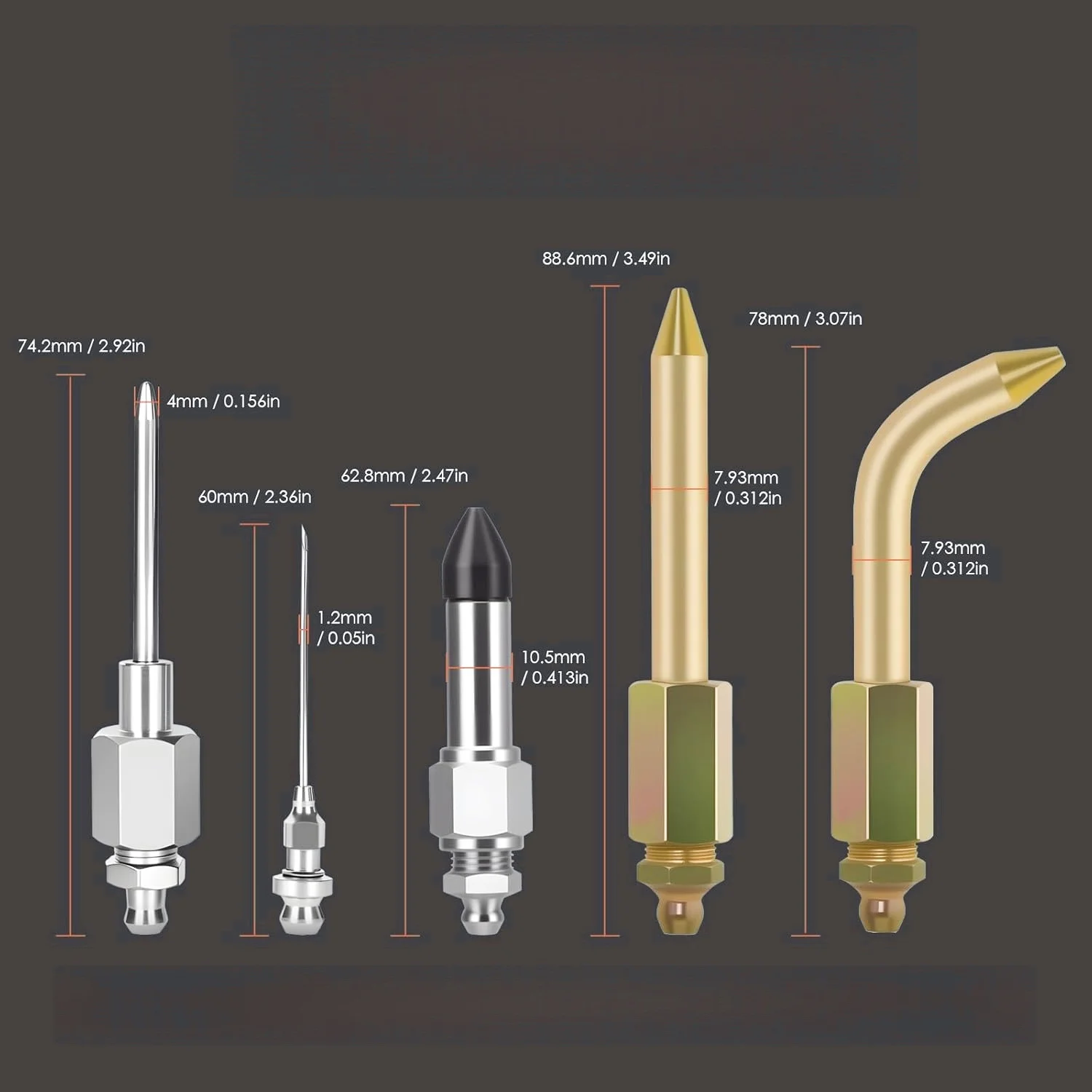 7 шт. игла для литья смазки с резиновым соединением, изогнутые и прямые ниппельные насадки для ручного или электрического смазочного пресса
7 шт. игла для литья смазки с резиновым соединением, изогнутые и прямые ниппельные насадки для ручного или электрического смазочного пресса