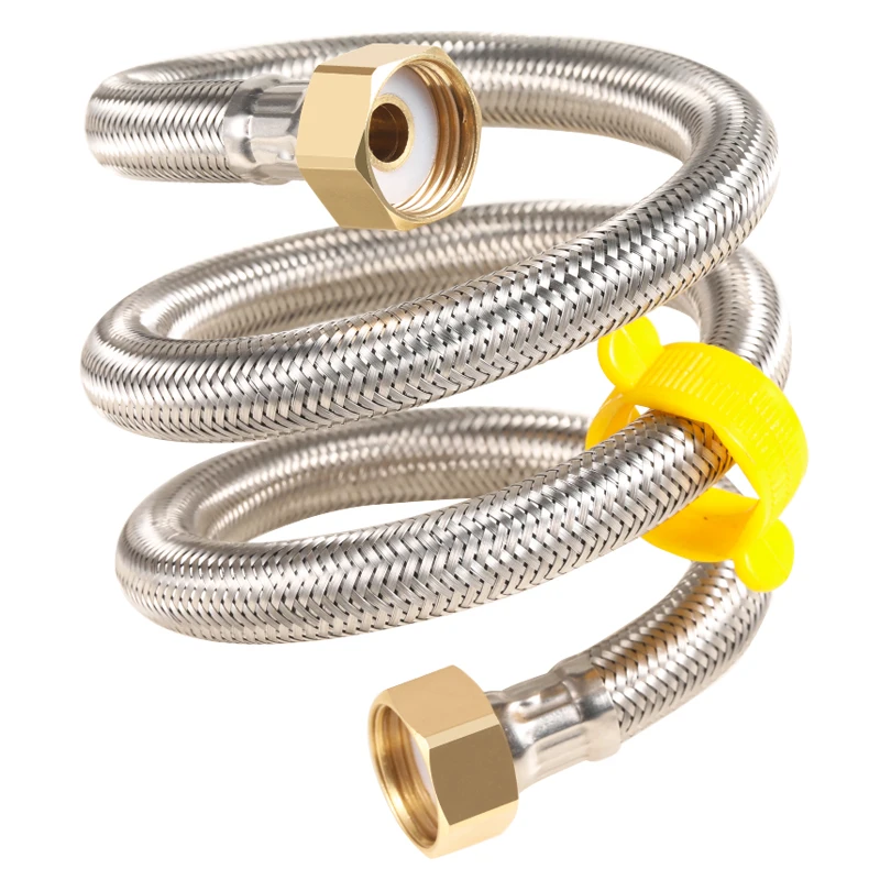 Good Quality 304 Stainless Steel Braided Hose Household Water Heater Toilet Faucet Hot and Cold Water 4‘’ Inlet Pipe Metal DN15
Good Quality 304 Stainless Steel Braided Hose Household Water Heater Toilet Faucet Hot and Cold Water 4‘’ Inlet Pipe Metal DN15