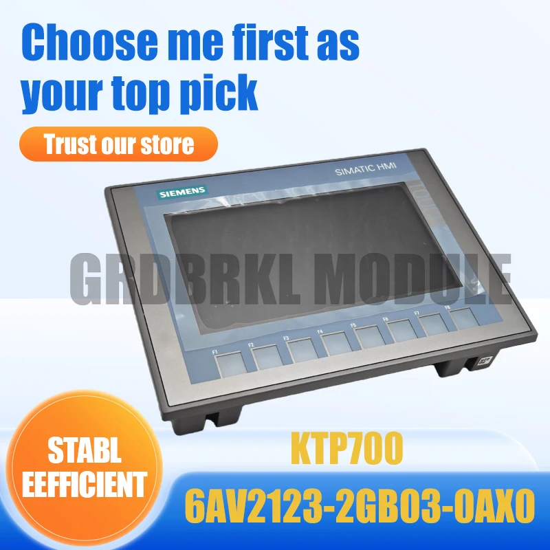 New Original SIEMENS 6AV2123-2GB03-0AX0 6AV21232GB030AX0 KTP700 Basic HMI Touch Screen Panel for Industrial Automation
New Original SIEMENS 6AV2123-2GB03-0AX0 6AV21232GB030AX0 KTP700 Basic HMI Touch Screen Panel for Industrial Automation