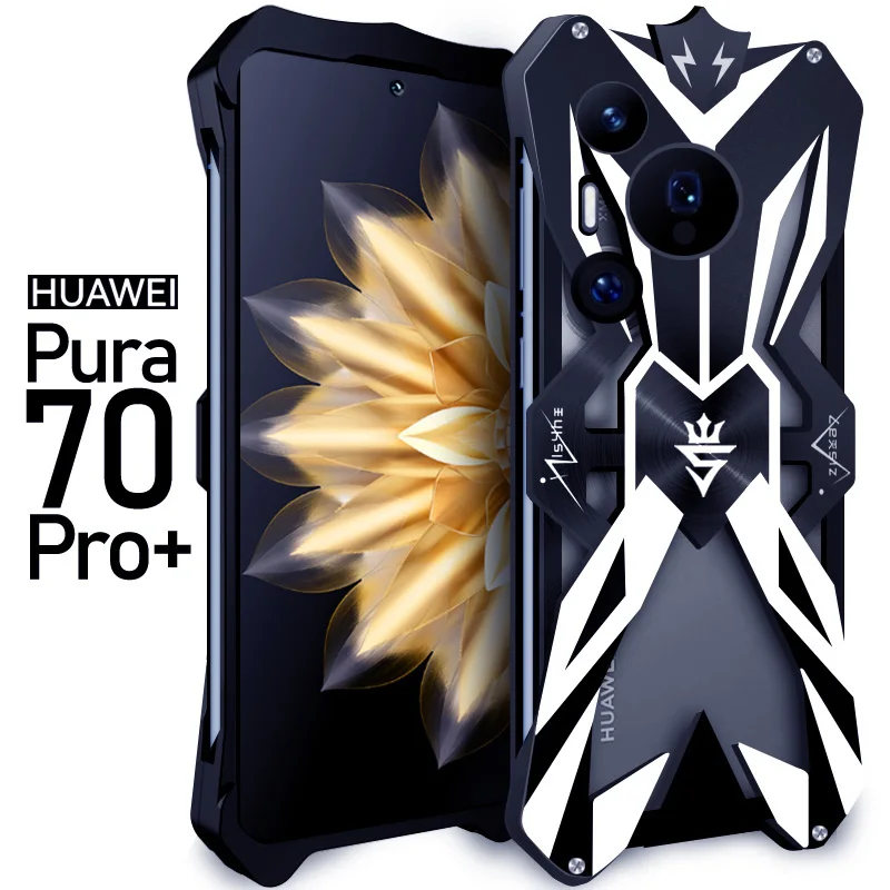 Zimon Luxury Thor Heavy Duty Armor Metal Aluminum Mobile Phone Case For Huawei Pura70 P60 P50 Pro + Ultra Cover Bumper
Zimon Luxury Thor Heavy Duty Armor Metal Aluminum Mobile Phone Case For Huawei Pura70 P60 P50 Pro + Ultra Cover Bumper