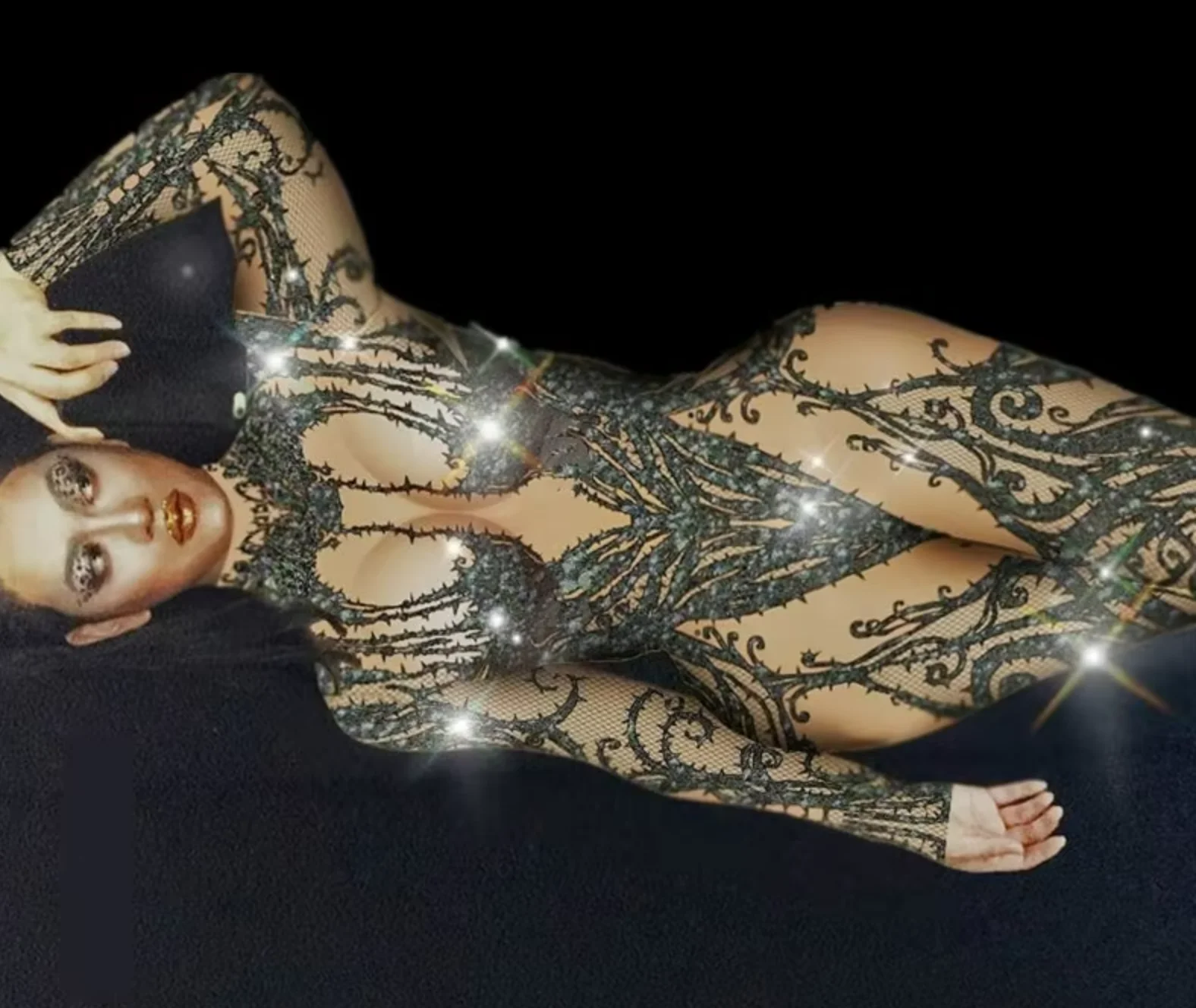 Leggings Prom Celebrate Outfit Women Black Nude Rhinestone Jumpsuit Nightclub Bar Wear Stones Bodysuit Performance Dress
Leggings Prom Celebrate Outfit Women Black Nude Rhinestone Jumpsuit Nightclub Bar Wear Stones Bodysuit Performance Dress