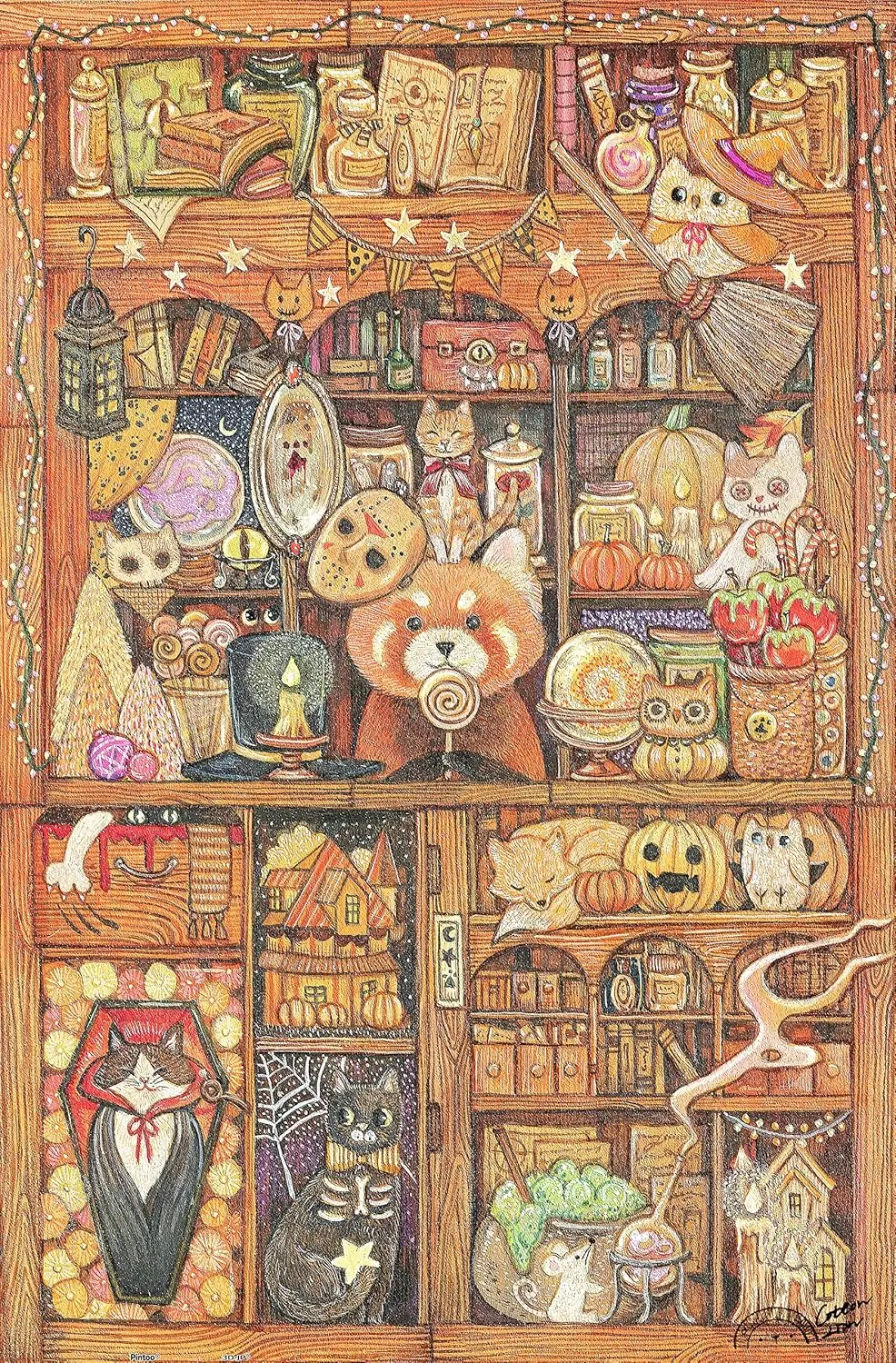 1314/520/120 Pieces Cat Showcase Wooden Puzzle Jigsaw Puzzles for Gameroom Bedroom Party Birthday Gift Challenging Game
1314/520/120 Pieces Cat Showcase Wooden Puzzle Jigsaw Puzzles for Gameroom Bedroom Party Birthday Gift Challenging Game