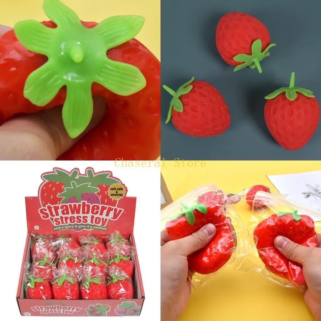 E7CE Simulation Strawberry AntiStress Toy Safe Squeeze Ball Tension Relieve Toy For Children And Office Workers Study Break
E7CE Simulation Strawberry AntiStress Toy Safe Squeeze Ball Tension Relieve Toy For Children And Office Workers Study Break