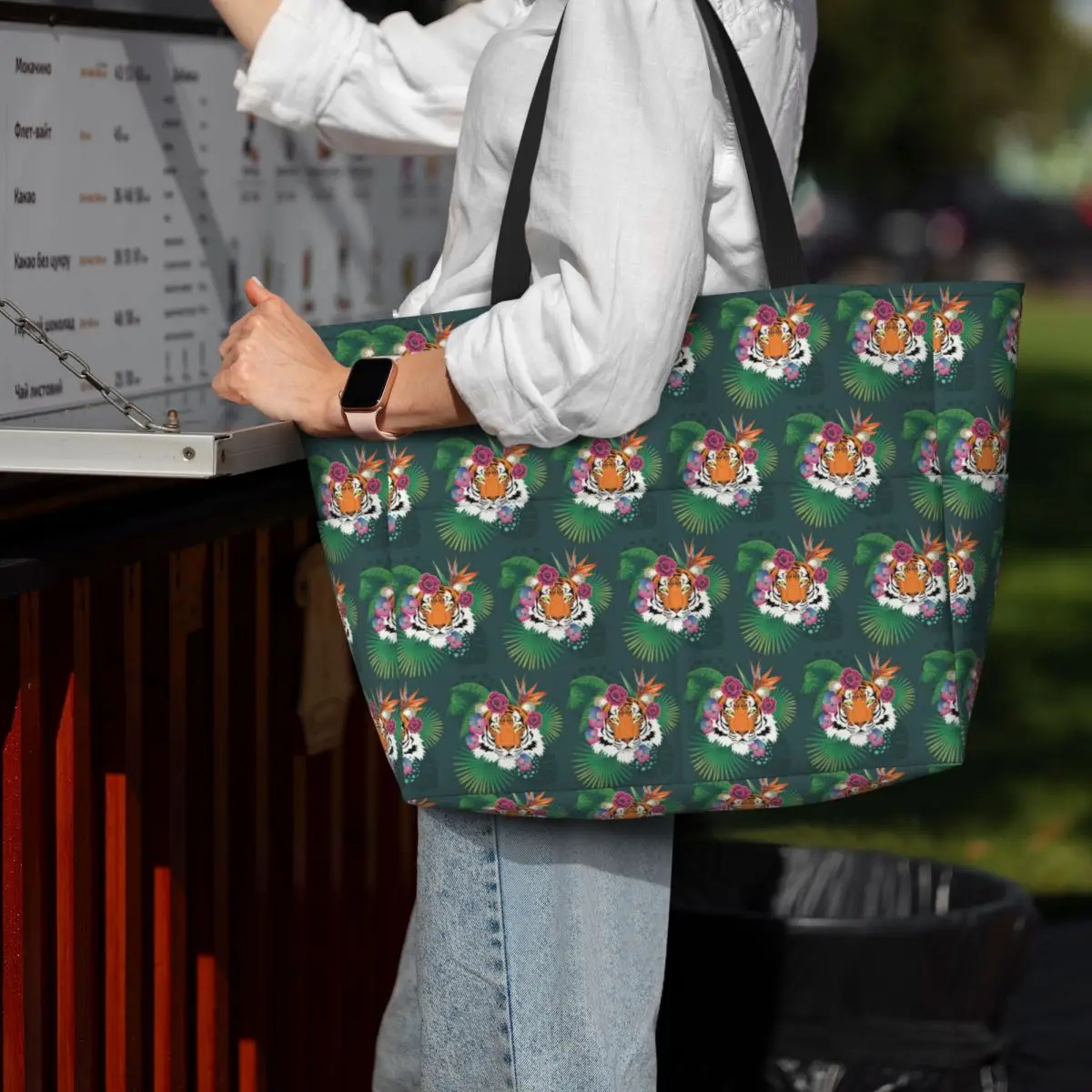 Leopard Tiger Cartoon 2 Beach Tote Bag Sport Gym Yoga Duffle Large Tote Bag Women Travel Bag Fitness bag
Leopard Tiger Cartoon 2 Beach Tote Bag Sport Gym Yoga Duffle Large Tote Bag Women Travel Bag Fitness bag