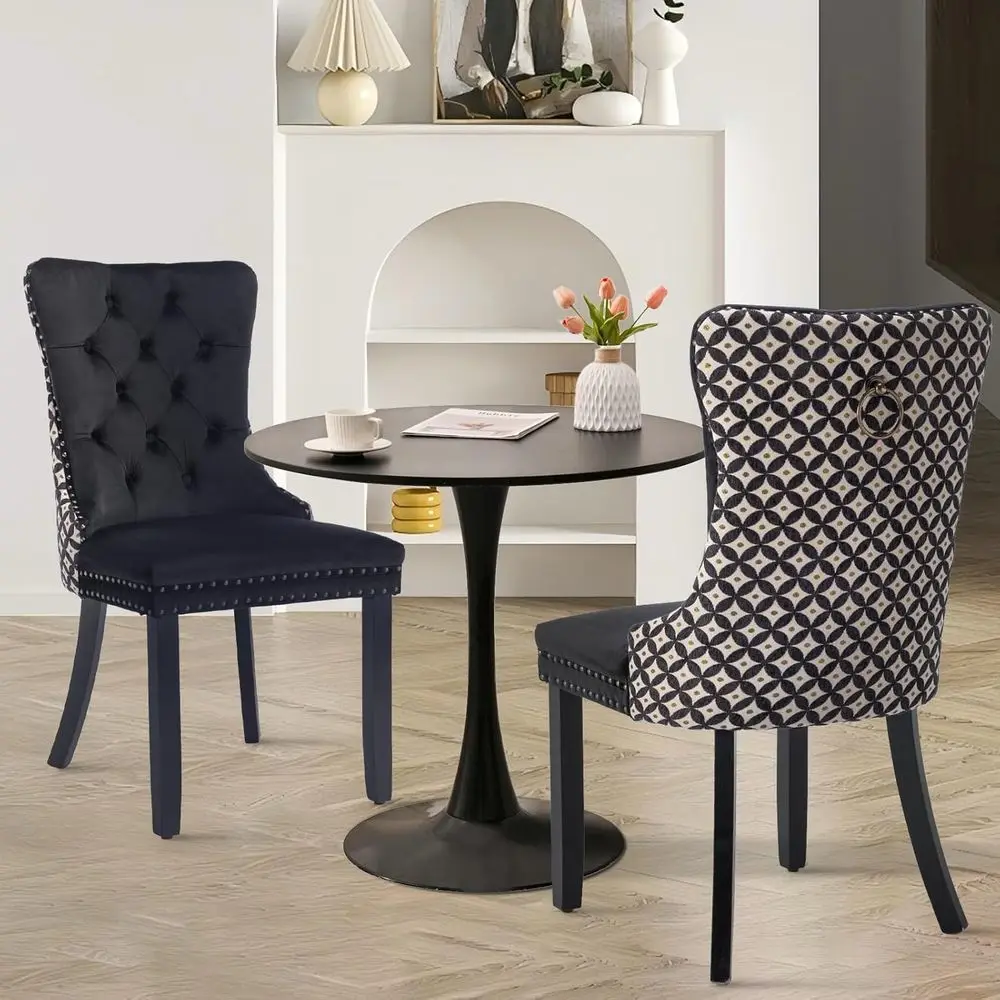 Elegant 31.5 Round Dining Set with Velvet Chairs for Small Spaces
Elegant 31.5 Round Dining Set with Velvet Chairs for Small Spaces