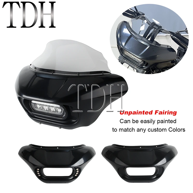 Неокрашенный обтекатель, 9-дюймовый обтекатель передней фары с поворотным сигналом DRL для Harley Softail FXST FXLR FXBBS FXBB 2018-25
Неокрашенный обтекатель, 9-дюймовый обтекатель передней фары с поворотным сигналом DRL для Harley Softail FXST FXLR FXBBS FXBB 2018-25