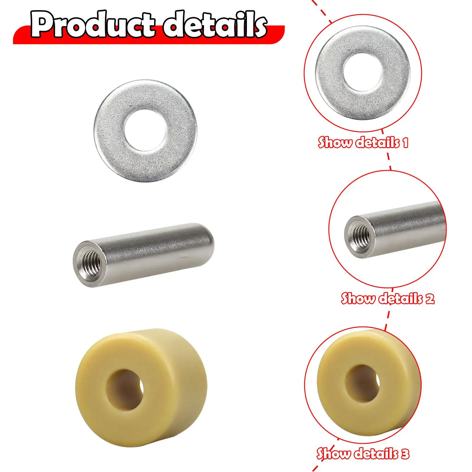 3Pcs Secondary Clutch Roller 420227946 Replacement for Expedition Sport 600ACE Lff Easy Installation Accessories Parts
3Pcs Secondary Clutch Roller 420227946 Replacement for Expedition Sport 600ACE Lff Easy Installation Accessories Parts