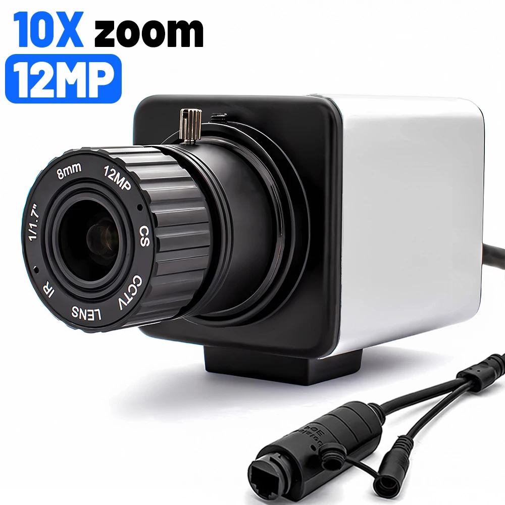10X Zoom IP Camera 12MP CMOS 1/2.49" Format Varifocal Lens Onvif Ai Face/Motion Detection AC18Pro APP POE Security RJ45 Webcam
10X Zoom IP Camera 12MP CMOS 1/2.49" Format Varifocal Lens Onvif Ai Face/Motion Detection AC18Pro APP POE Security RJ45 Webcam