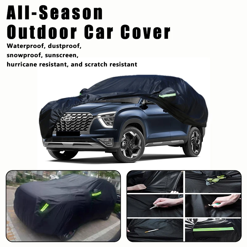 All-Season Car Cover for Hyundai Creta IX35 - Outdoor Full Protection, Waterproof Dustproof Sunproof Auto Exterior Accessories
All-Season Car Cover for Hyundai Creta IX35 - Outdoor Full Protection, Waterproof Dustproof Sunproof Auto Exterior Accessories