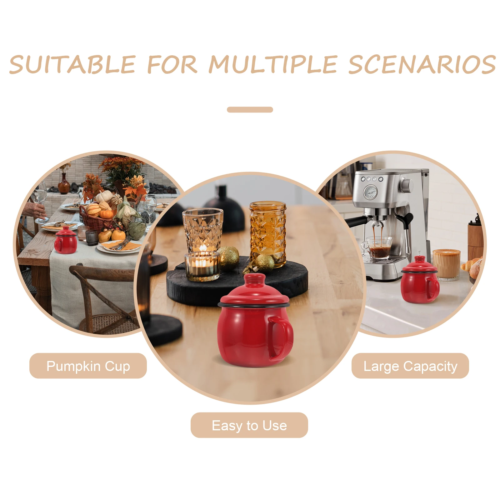 Stylish Enamel Mug Simple Design Reliable Water Cup Comfort Grip Handle Multi Function Beverage Mug for Daily Use
Stylish Enamel Mug Simple Design Reliable Water Cup Comfort Grip Handle Multi Function Beverage Mug for Daily Use