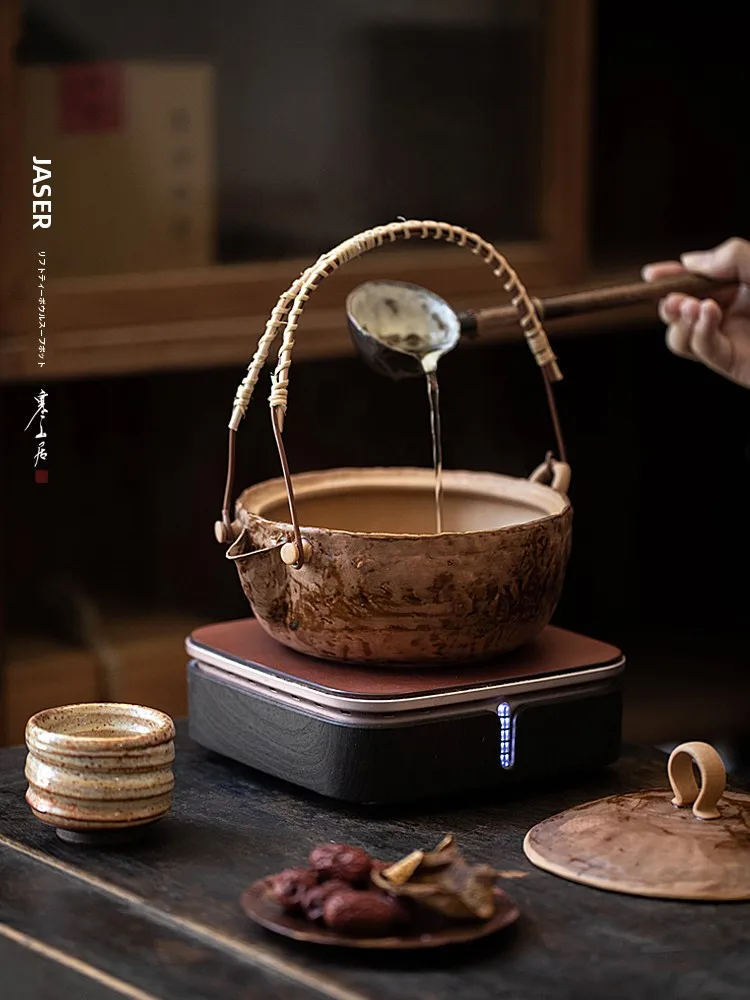 Retro Tea Brewing Cerc Stove Kettle Clay Stove Soup Pot Carbon Stove Tea Pot Pu'er Tea Cooking Dining Utensils
Retro Tea Brewing Cerc Stove Kettle Clay Stove Soup Pot Carbon Stove Tea Pot Pu'er Tea Cooking Dining Utensils