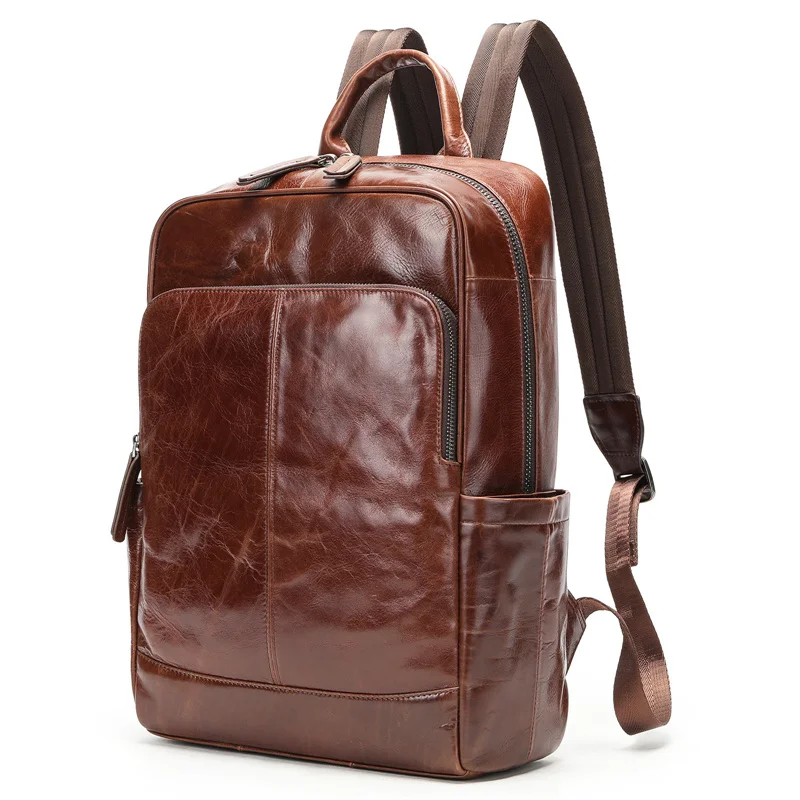 Nesitu Highend Vintage A4 Black Coffee Cowhide Top Grain Genuine Leather 14'' Laptop Women's Men Backpack Travel Bag M9196
Nesitu Highend Vintage A4 Black Coffee Cowhide Top Grain Genuine Leather 14'' Laptop Women's Men Backpack Travel Bag M9196
