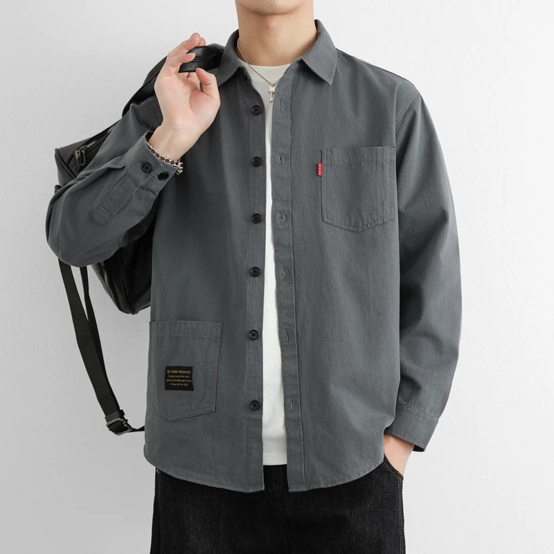 New 2025 Men's Casual Cotton Long Sve irt Thin Loose Versatile Spring Autumn Wear Breathable Comfortable Workwear Coat
New 2025 Men's Casual Cotton Long Sve irt Thin Loose Versatile Spring Autumn Wear Breathable Comfortable Workwear Coat