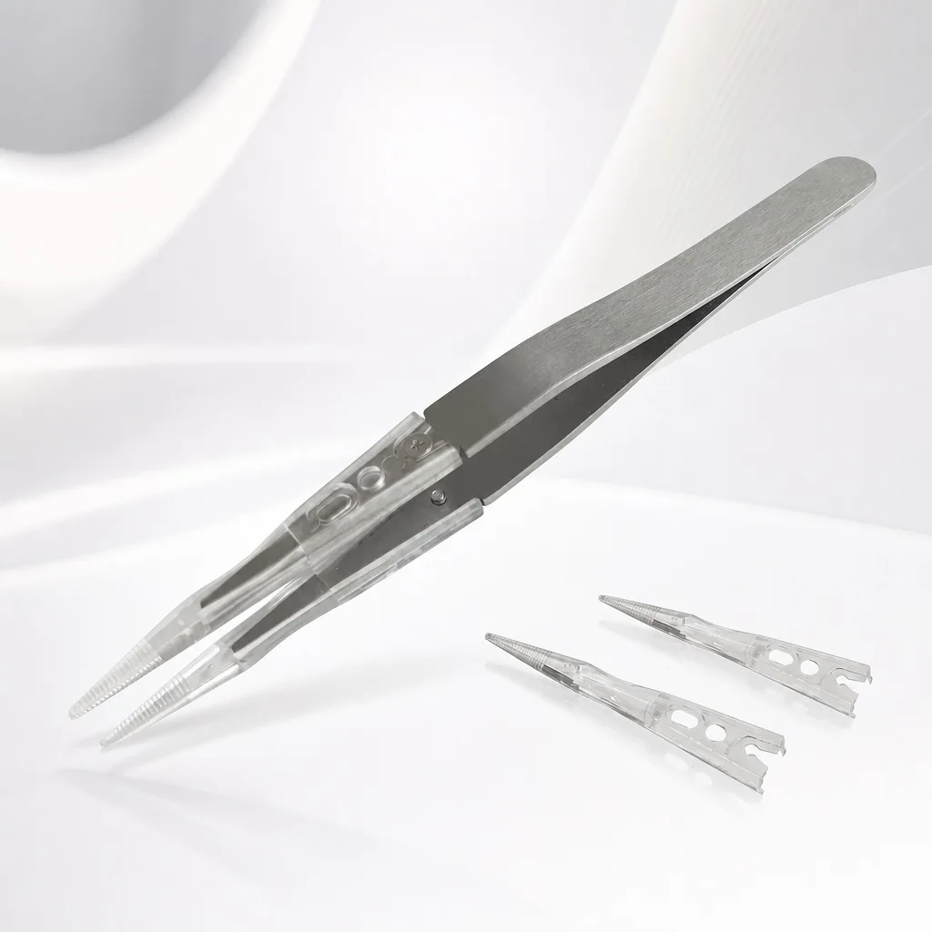 LYSUZ Achromatic Gemstone Tweezers Transparent Plastic Tip Jewelry Diamond Photography
LYSUZ Achromatic Gemstone Tweezers Transparent Plastic Tip Jewelry Diamond Photography