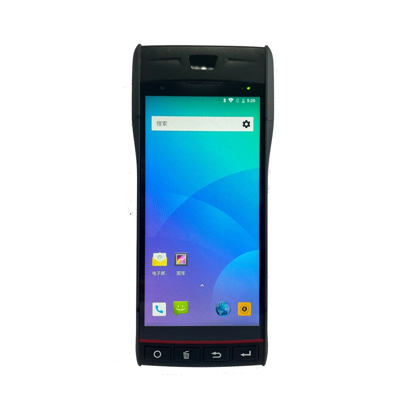 Android Operating System Touch Screen Mobile POS Terminal PDA Efficient Ticket Management Wi-Fi Handheld Data Collector Stock