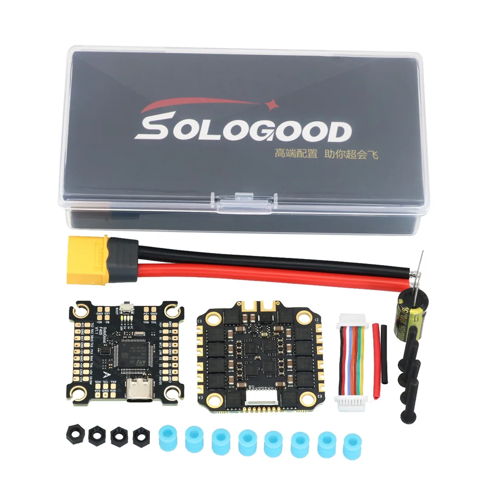 SoloGood F405 55A Stack / F405 60A Stack / 6S F405 80A Stack F405 FC & 4 in 1 55/60/80A ESC
SoloGood F405 55A Stack / F405 60A Stack / 6S F405 80A Stack F405 FC & 4 in 1 55/60/80A ESC
