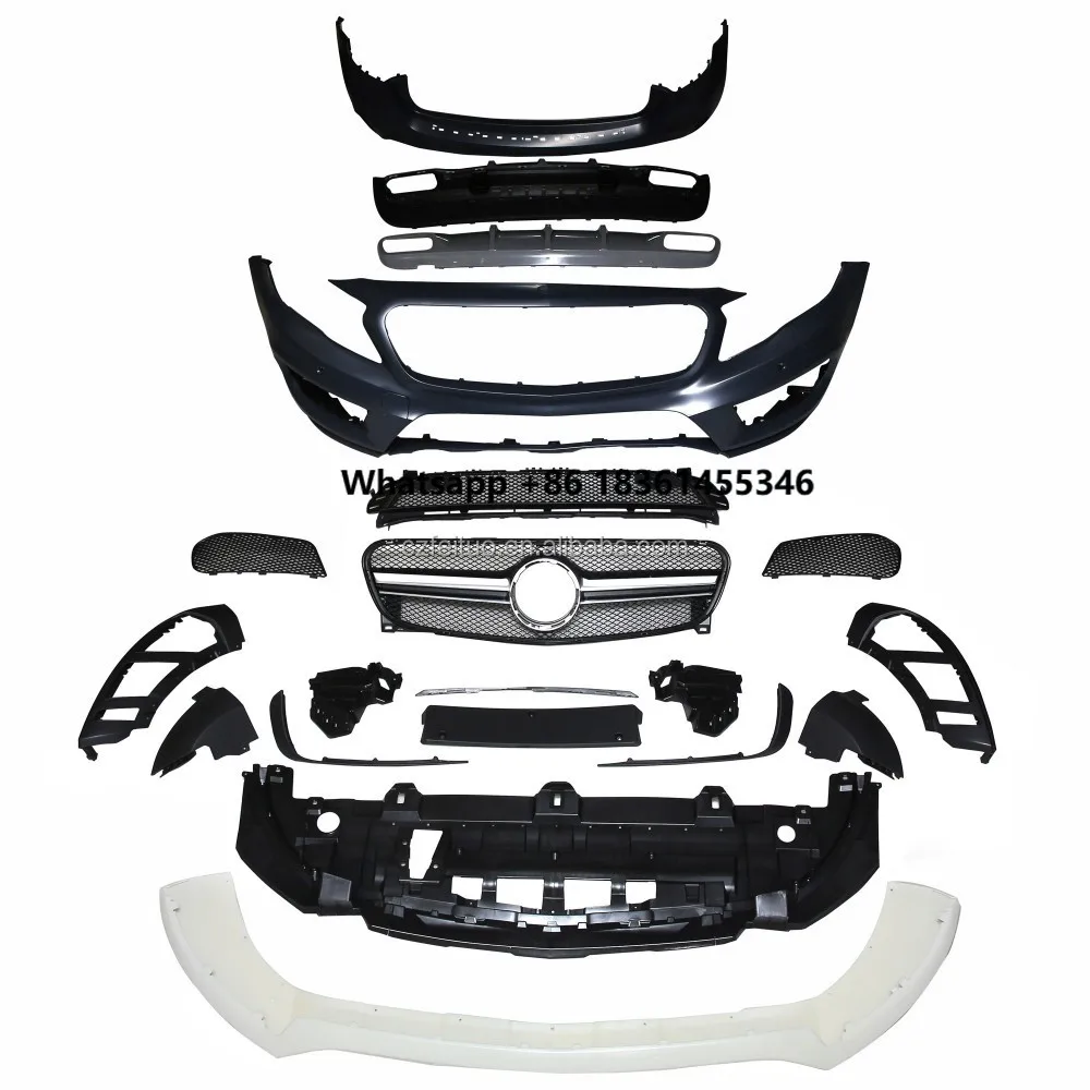 For GLA PP Material Body Kit Include Front&rear Bumper and Grille Exhaust Pipe Wheel Trim Side bar OUYE
For GLA PP Material Body Kit Include Front&rear Bumper and Grille Exhaust Pipe Wheel Trim Side bar OUYE