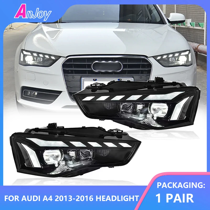 Светодиодная фара для Audi A4 B8 2013-2016 со светодиодной подсветкой DRL, динамическая поворотная передняя фара в сборе Plug and Play
Светодиодная фара для Audi A4 B8 2013-2016 со светодиодной подсветкой DRL, динамическая поворотная передняя фара в сборе Plug and Play