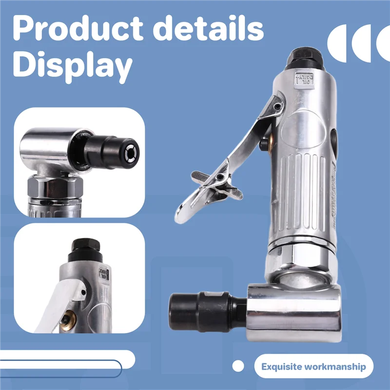 AB42-High-Performance 1/4 Inch Micro-Air Die Grinder Kit, 90 Degree Polisher With Sanding Discs For Engraving Projects
AB42-High-Performance 1/4 Inch Micro-Air Die Grinder Kit, 90 Degree Polisher With Sanding Discs For Engraving Projects