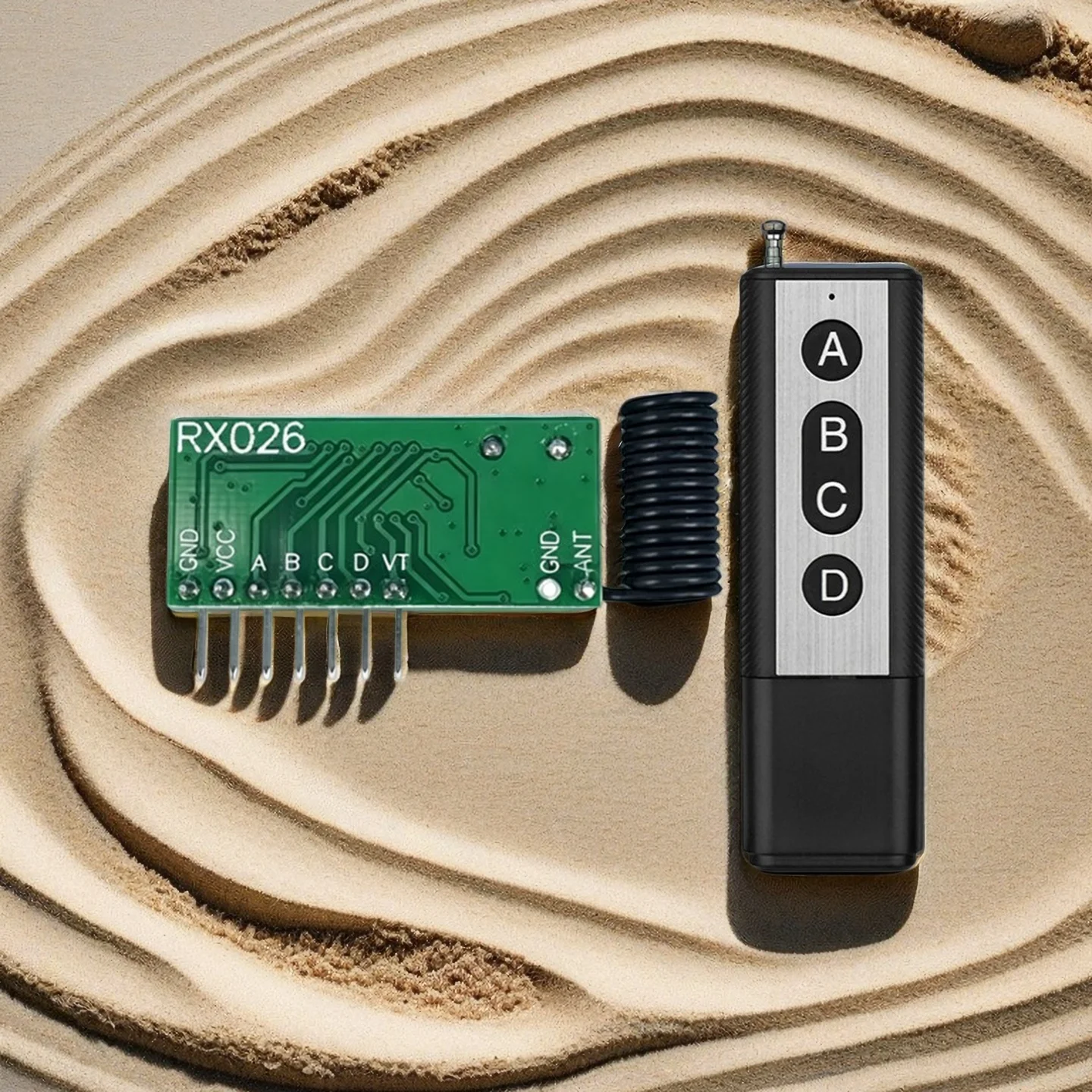 Super Heterodyne 4-CH High-Sensitivity Receiving Module 3V-5V Learning Decoding with High-Level Signal Output for Electronics
Super Heterodyne 4-CH High-Sensitivity Receiving Module 3V-5V Learning Decoding with High-Level Signal Output for Electronics