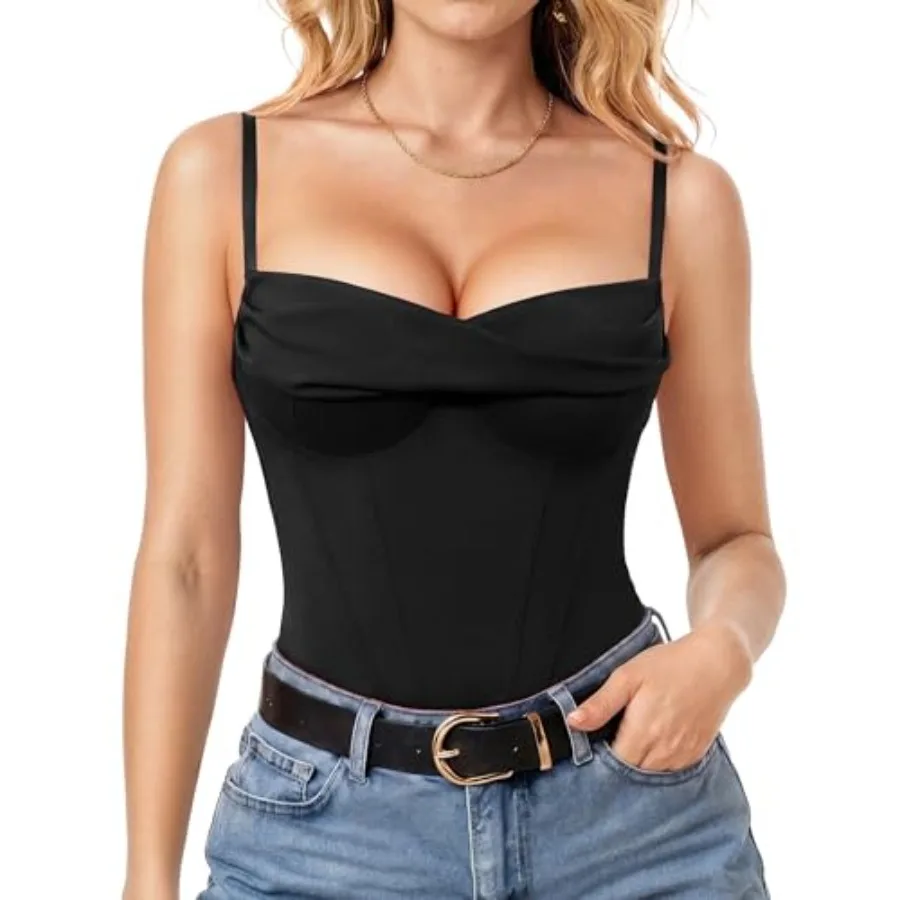 Popilush Corset Bodysuit for Women Tummy Control Shapewear Bodysuits Cowl Neck Going Out Tops Concert Outfits
Popilush Corset Bodysuit for Women Tummy Control Shapewear Bodysuits Cowl Neck Going Out Tops Concert Outfits